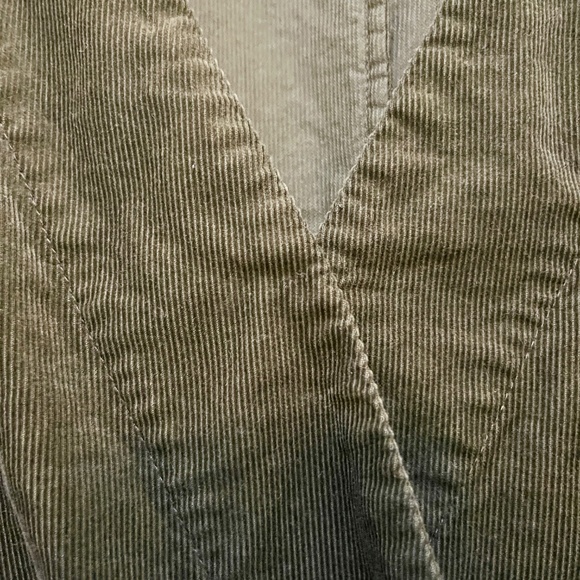 TOAST needlecord dress green XL XXL 16 18 sash pleated - Picture 10 of 16